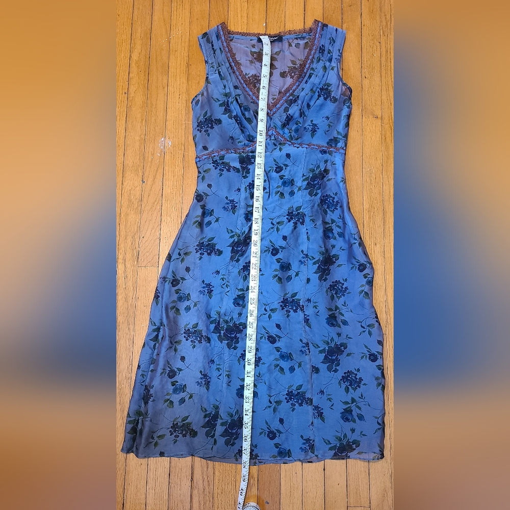 Vintage 90s Betsey Johnson New York Silk Dress, size S - Picture 5 of 7